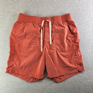 Orvis Shorts Womens Large Pink All Around 7" Zip Pocket Hiking Backpacking